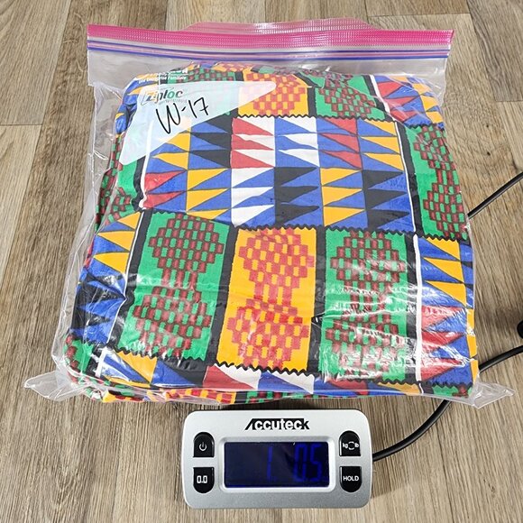 Li Lis Creations Women's Size 12/14 Colorful African Print Handmade Midi Skirt - Picture 7 of 7